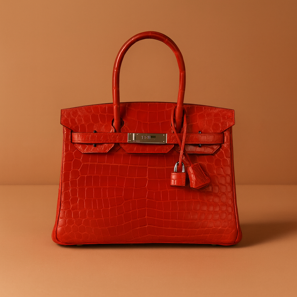 ELIZIA™ Croco Luxe Satchel