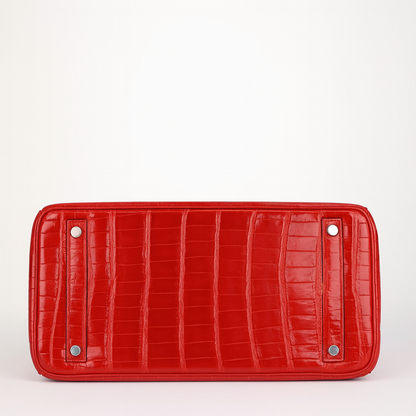 ELIZIA™ Croco Luxe Satchel