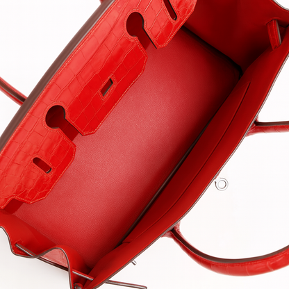 ELIZIA™ Croco Luxe Satchel