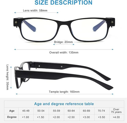 Reading Glasses with LED