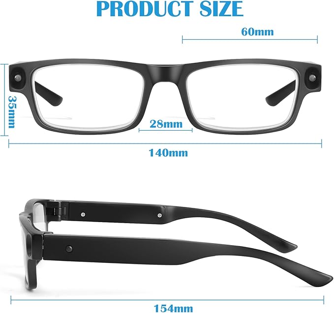 Reading Glasses with LED