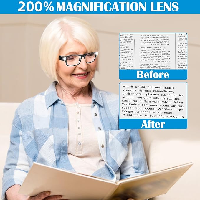 Reading Glasses with LED