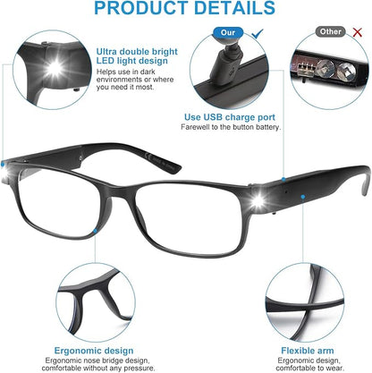 Reading Glasses with LED