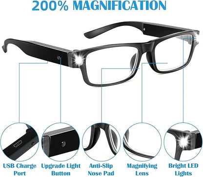 Reading Glasses with LED