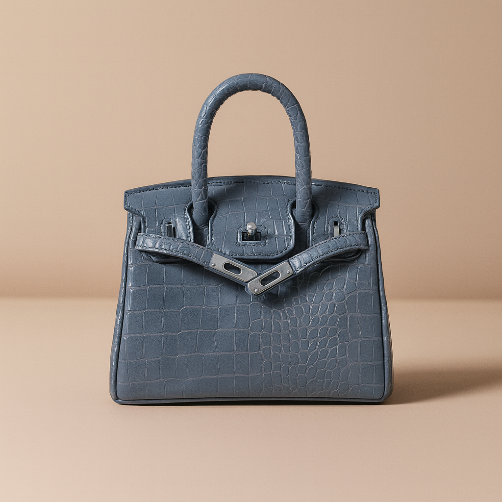 ELIZIA™ Croco Luxe Satchel