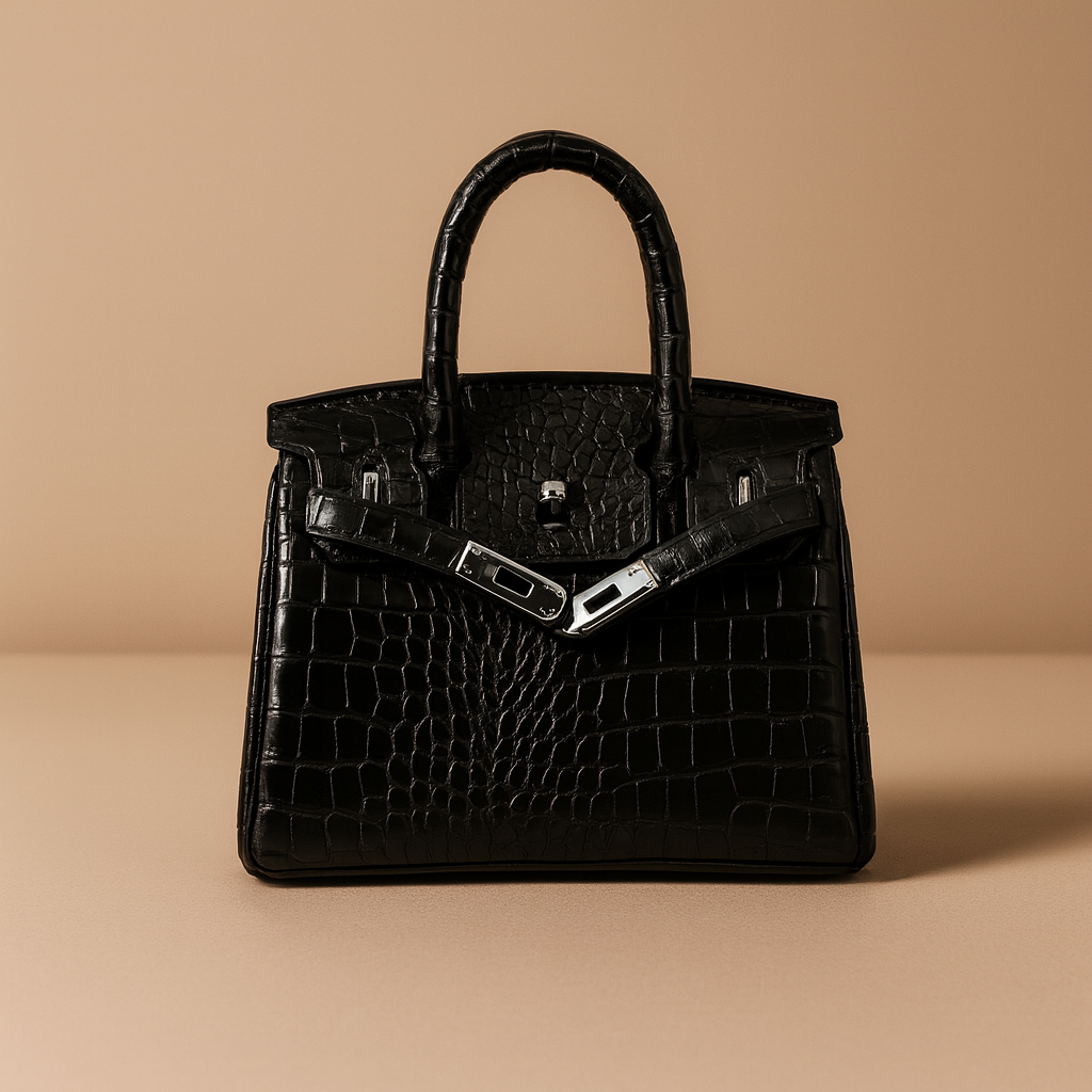 ELIZIA™ Croco Luxe Satchel