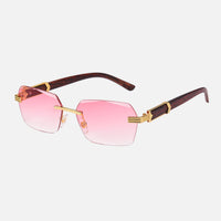 Pink Lenses / Wooden Frame