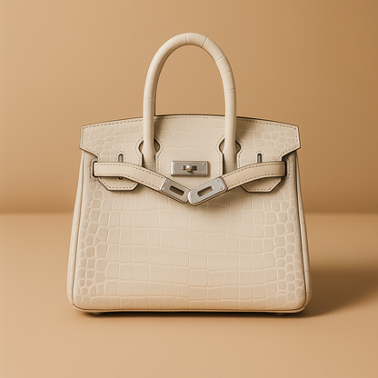 ELIZIA™ Croco Luxe Satchel