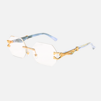 Clear Lenses / Wooden Frame